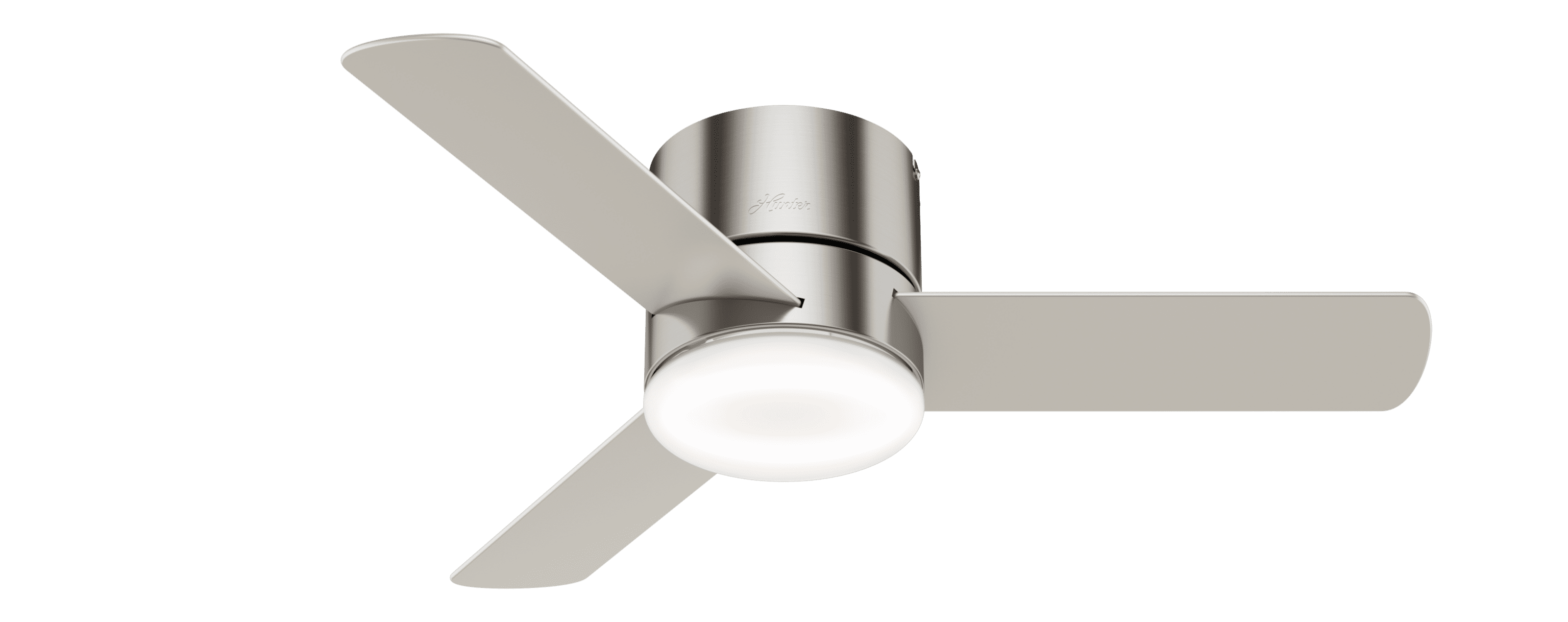 Hunter Minimus 44" Profile Ceiling Fan w/ LED Light & Nickel Walmart.com