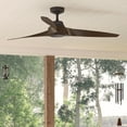 thumbnail image 1 of Hunter - Mosley Indoor/Outdoor Ceiling Fan, Wall Control, 60-inch, Premier Bronze, Casual-style, 6-speed DC Motor, Energy Star, 53649, for Porches, Bathrooms, 1 of 17
