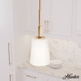 thumbnail image 1 of Hunter - Nolita 1-light Alturas Gold, Mini Pendant Light, Dimmable, Modern Style, Cone Shaped, for Bedrooms, Dining, Living Rooms - 19888, 1 of 7