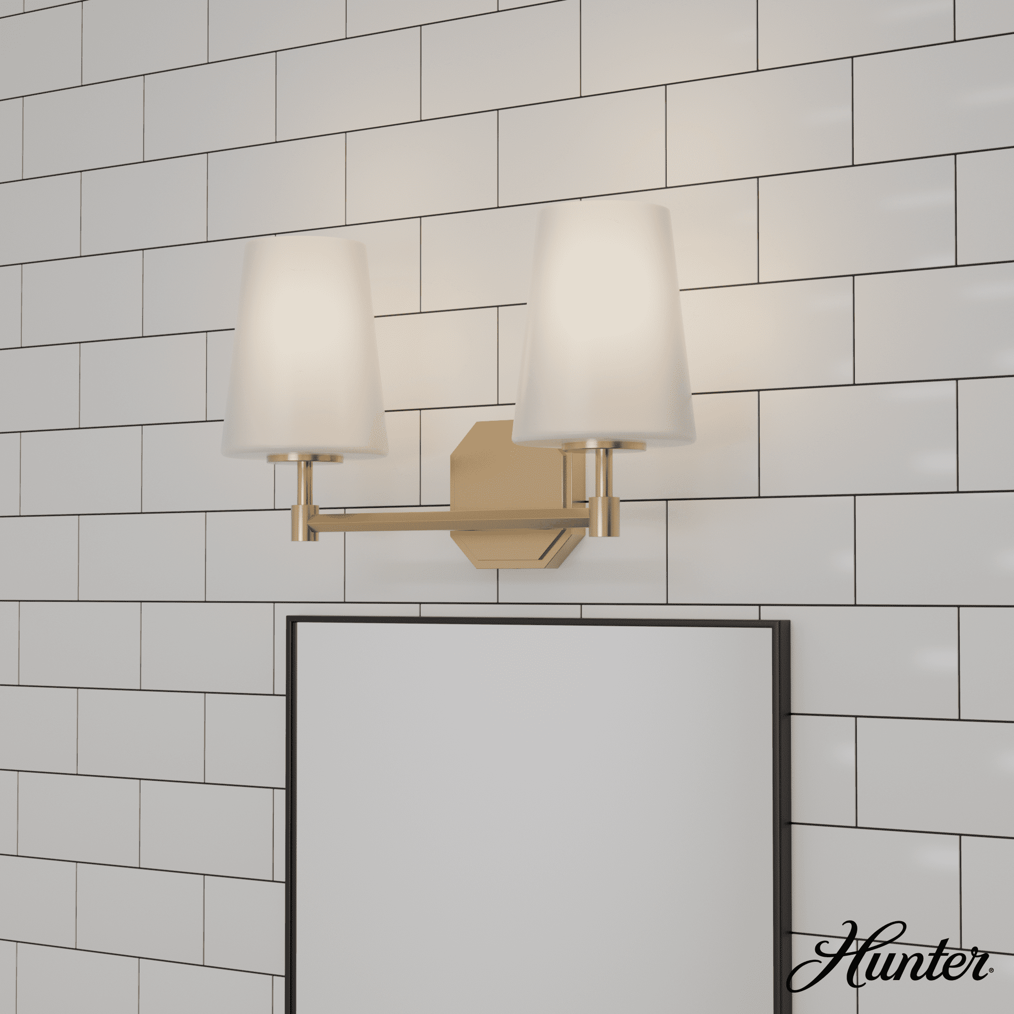 Nolita Alturas Gold 16" Outdoor Dimmable Vanity Light
