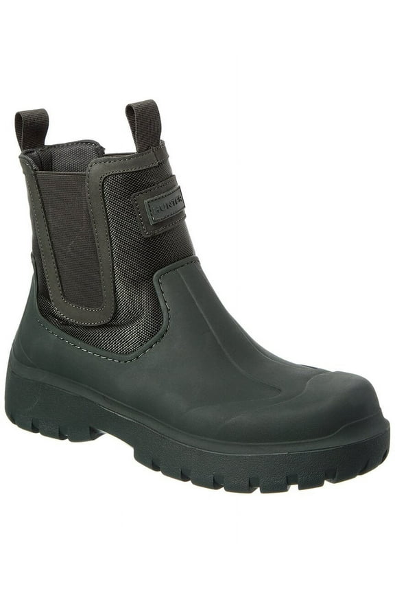 Nylon & Rubber Boot, 9, Green
