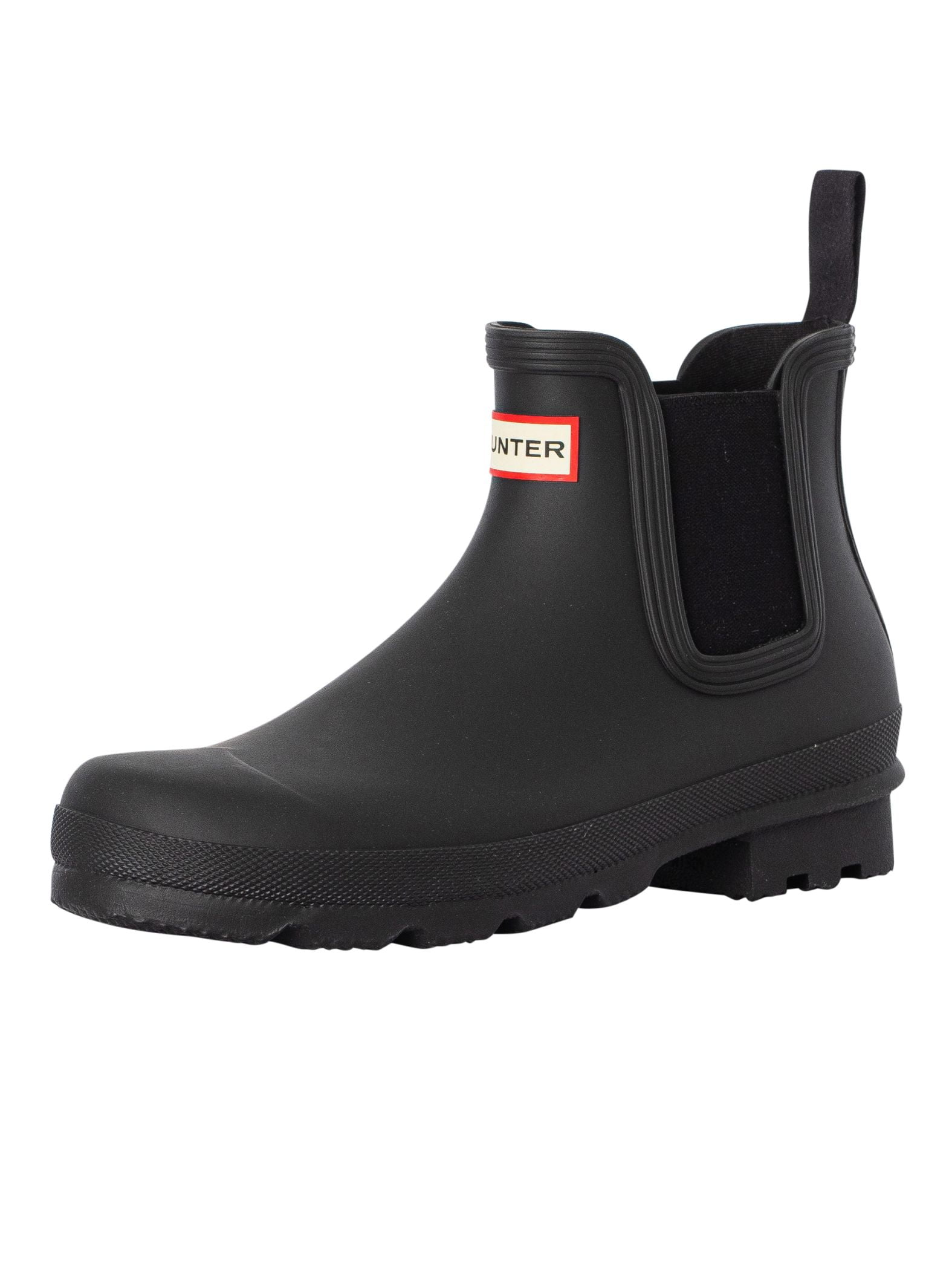 Hunter Original Waterproof Chelsea Boot, Size 11, Black, Recycled