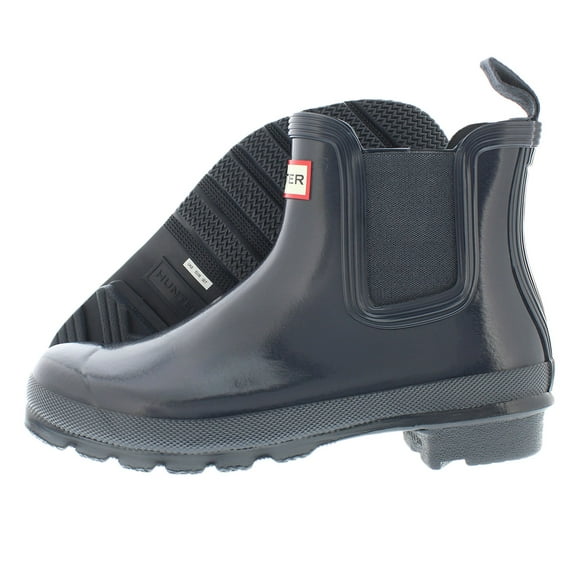 Hunter Original Chelsea Gloss Womens Boots Size 9, Color: Navy