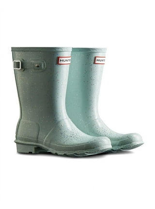 Blue sparkle shop hunter boots