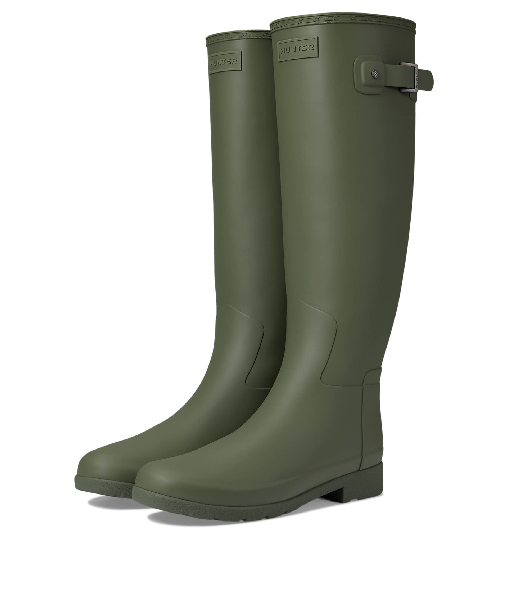 Hunter Original Refined Rain Boots, Lichen Green, Size 7 M