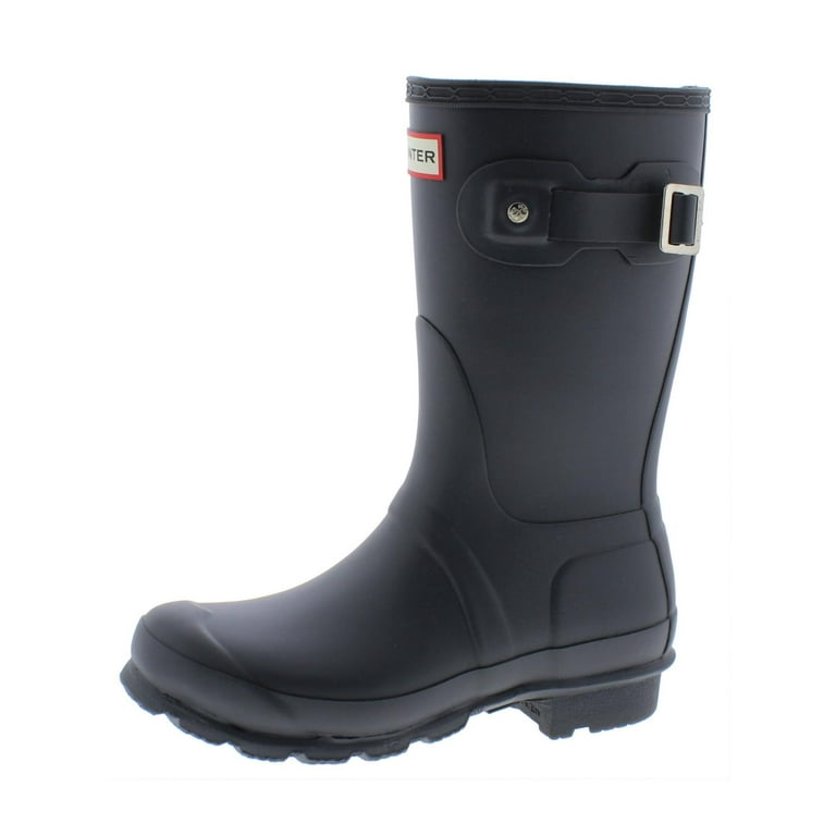 Dark slate short hunter boots 2025