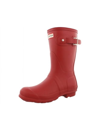 Red hunter wellies cheap