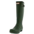 thumbnail image 1 of Hunter Original Tall Rain Boot, Natural Rubber, Sherpa Lining, Non Slip Tread - 10M - Hunter Green, 1 of 4