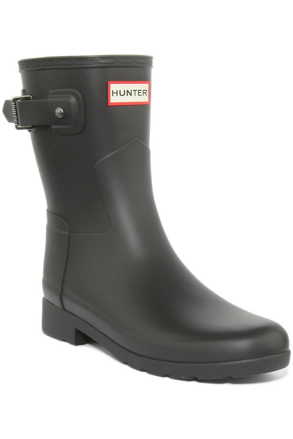 Original Women's Refined Slim Fit Short Wellington Boot In Black Size 7