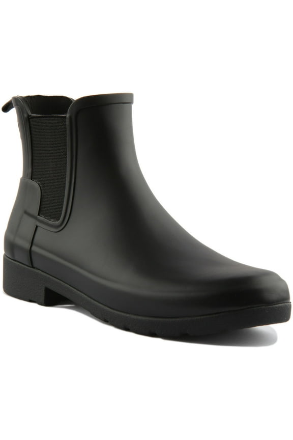 Original Women's Refined Slim Fit Vegan Chelsea Boot In Black Size 6