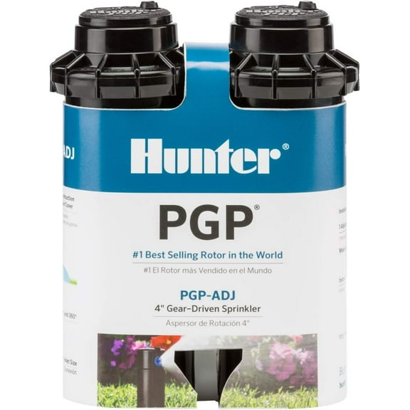 Hunter PGP Adjustable Coverage Rotary Sprinkler, 2 Pack
