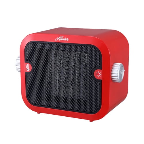 Hunter Pc-003Rd Retro Ceramic Space Heater, Red - Walmart.com