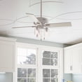thumbnail image 1 of Hunter - Pelston Indoor Ceiling Fan With Light, 44-inch, Matte White, Casual-style, 3-speed WhisperWind Motor, 50330, for living rooms, bedrooms, home offices, kitchens, 1 of 12