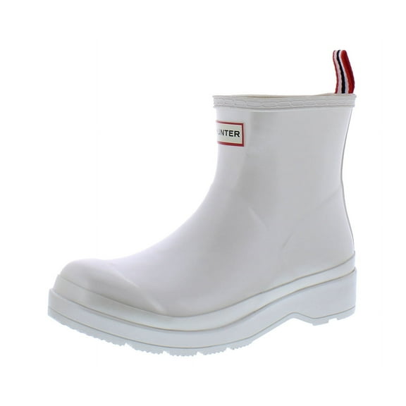 Hunter Play Short Boot Womens Shoes Size 8, Color: Ivory