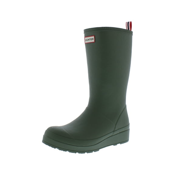 Hunter Play Tall Insulated Womens Shoes Size 6, Color: Medium Green