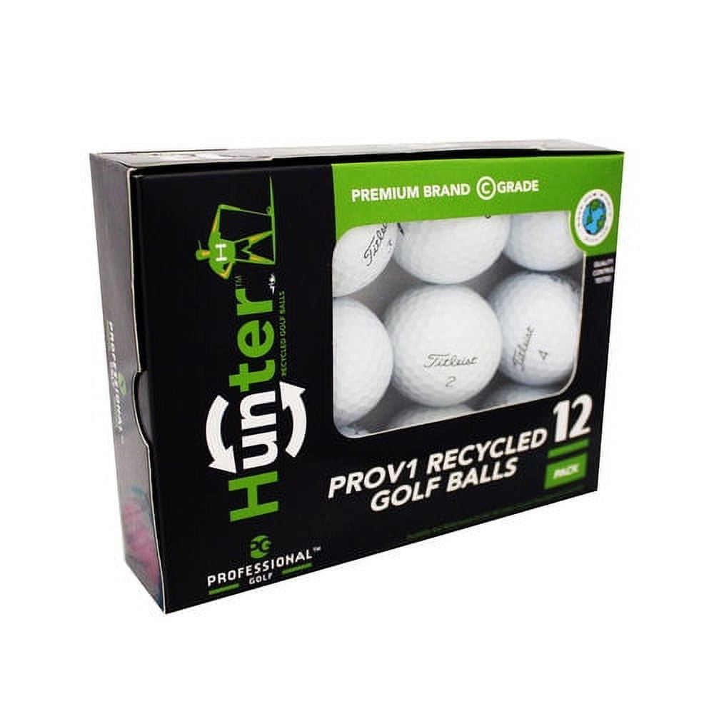 Hunter ProV1 Golf Balls, Practice Quality, 12 Pack, by Hunter Golf