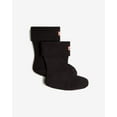 thumbnail image 1 of Hunter Recycled Fleece Cuff Short Boot Socks Black UAS3401RCF BLK, 1 of 3