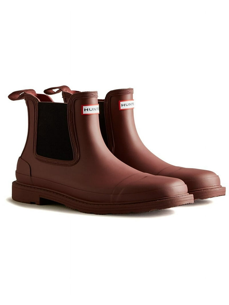 Hunter Refined Commando Chelsea Rain Boot, Waterproof, Size 6