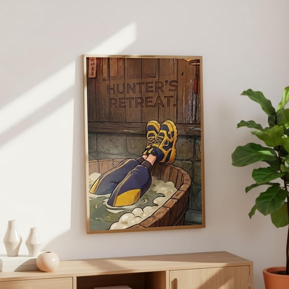 Hunter Retreat Tactical Spa Wall Decor Unframed Paper Print