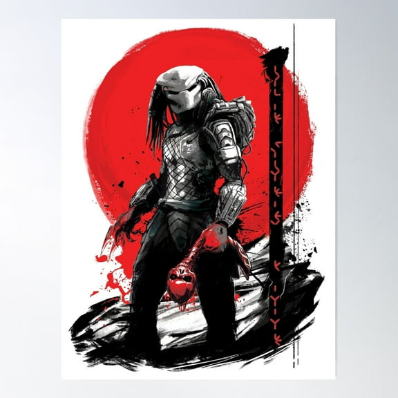 Hunter'S Moon- Predator Poster Wall Art, Modern Wall Decor For Living Room Bedroom, 8x12 UNFRAMED