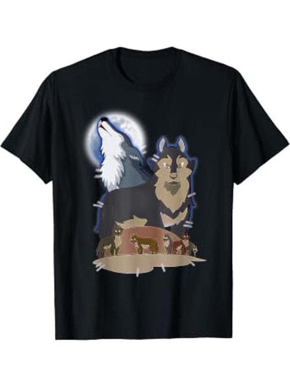 Hunter'S Wolf At Moon Grey Wolf Hunting Wolf Animal Lover T-Shirt