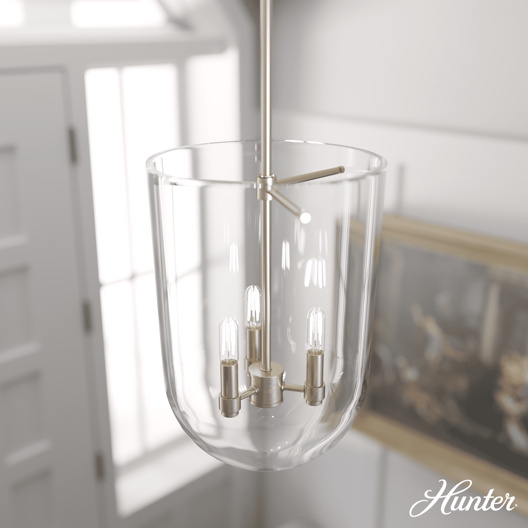 Alturas Gold 3-Light Glass LED Pendant