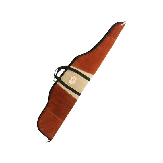 Hunter Scoped Rifle Case 48" Suede-Leather Tan