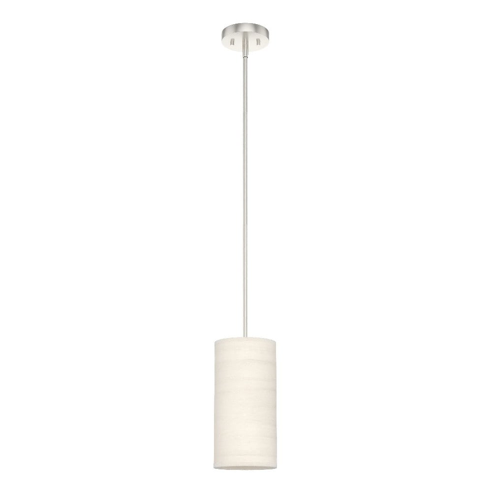Solhaven 6" Bleached Alder Mini Drum LED Pendant Light