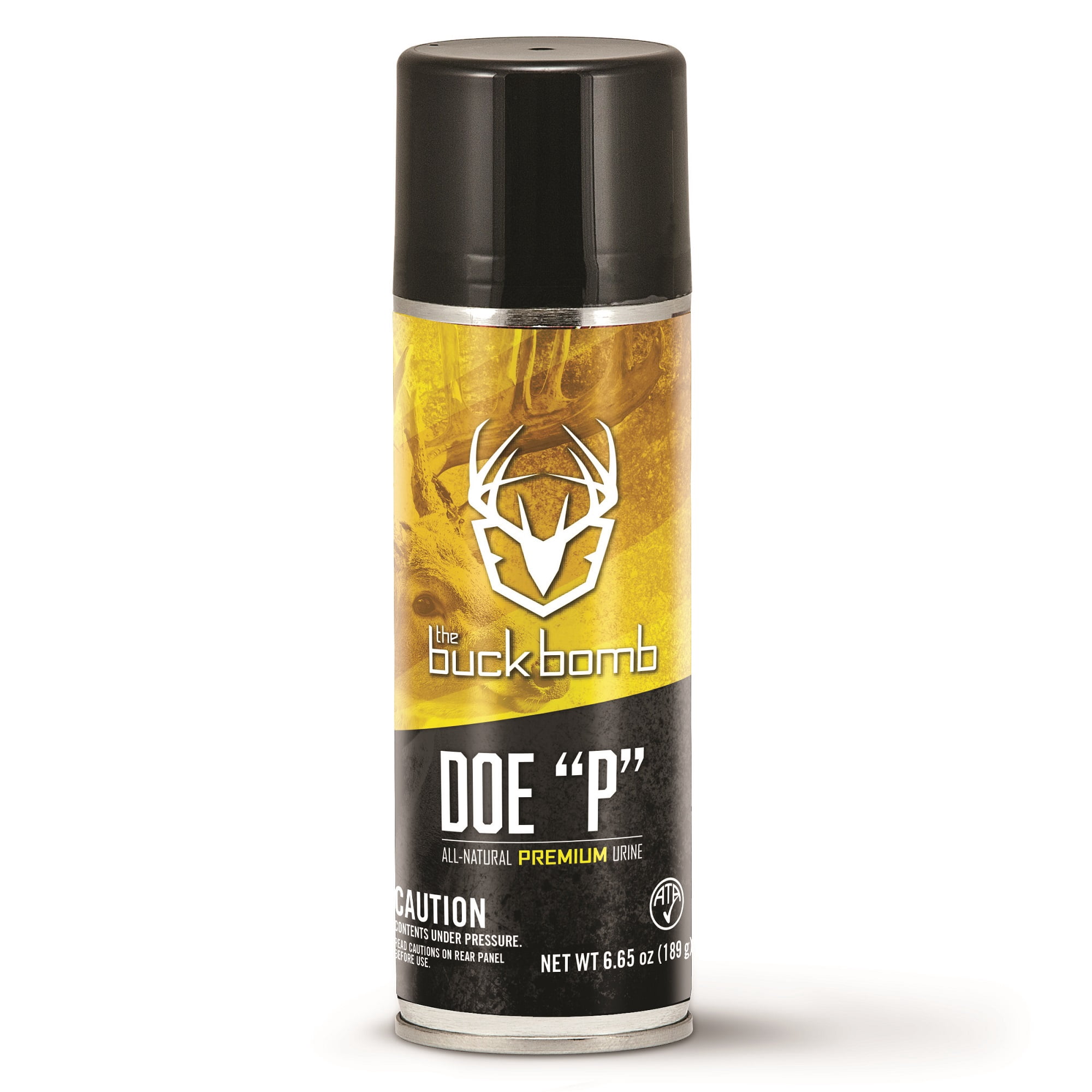 Hunters Specialties Buck Bomb Natural Doe 'P' Aerosol Scent 6.65 oz - Deer Attractant for Pre and Post Rut