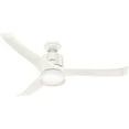 thumbnail image 1 of Hunter Symphony 54" Smart Home WiFi Controlled Ceiling Fan w/ LED Light, White, 1 of 6