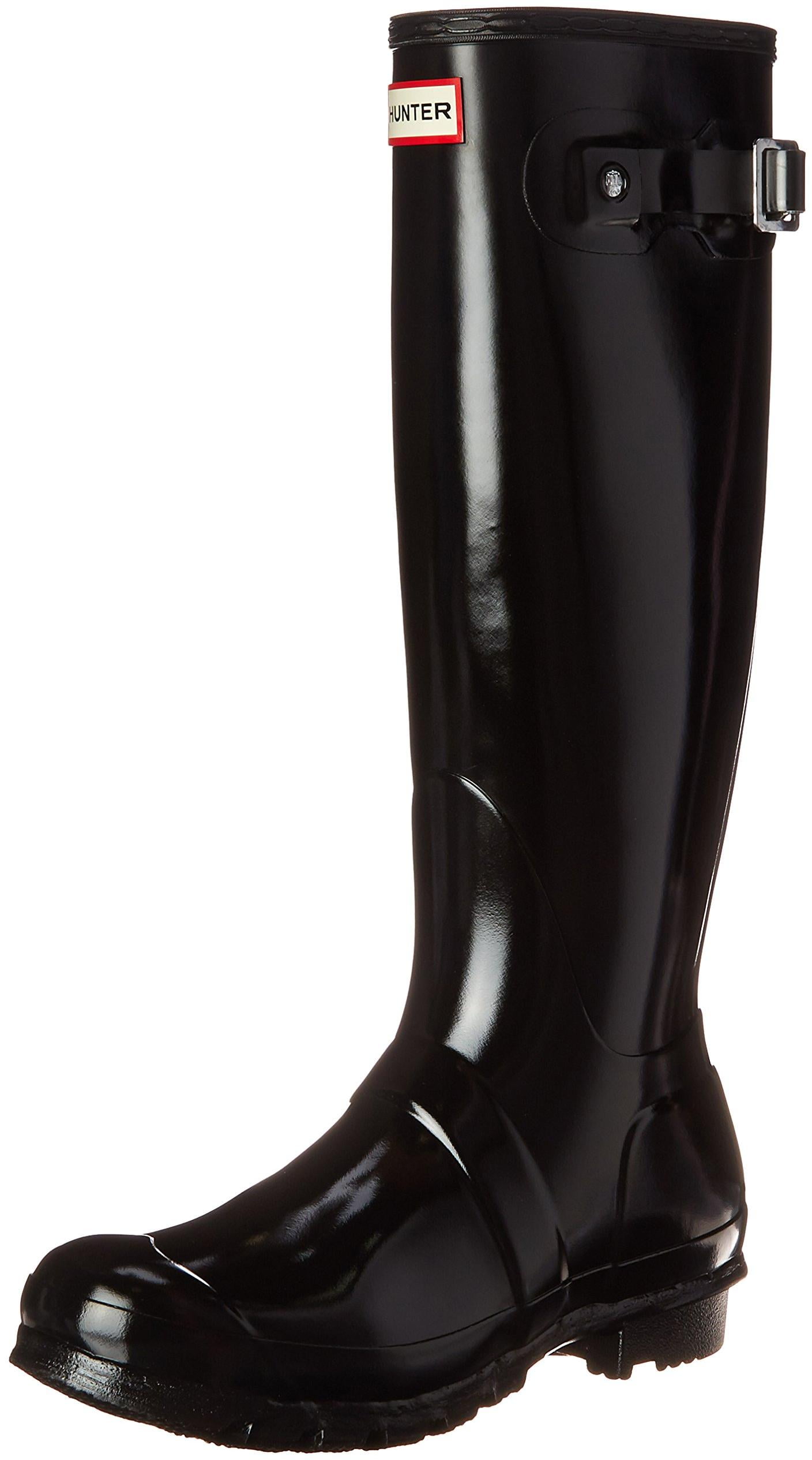 Hunter Women's Play Tall Rain Boot 9 Black - Walmart.com