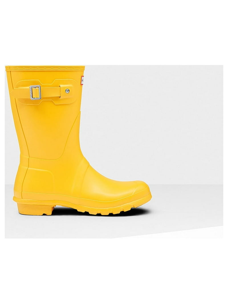 Hunter WFS1000RMA-RYL: Womens Original Short Yellow Rain Boot (11