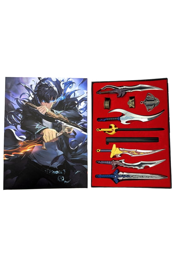 Hunter Weapons - Solo Leveling Necklace & Keychain 7 pc. Pendant