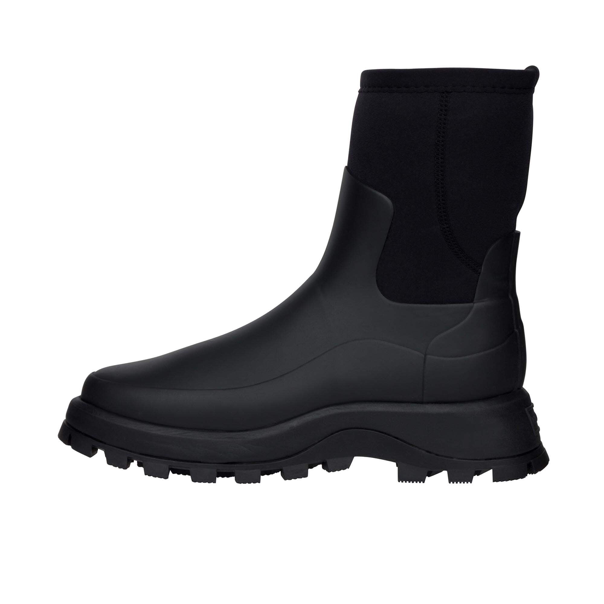 Hunter Women's City Explorer Short Neoprene Boots, Black,7 M US