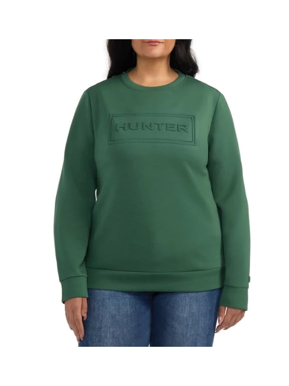 Women's Embossed Pullover - Size XL - Hunter Green