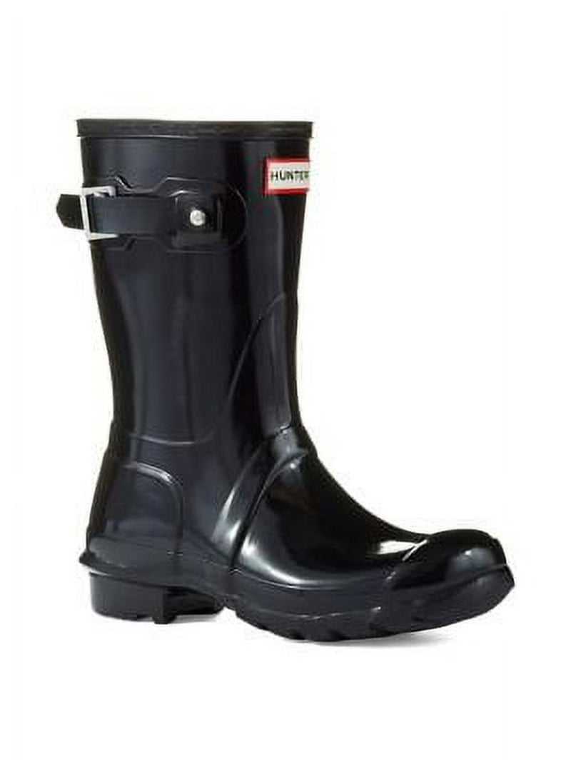 Hunter Women's Original Short Gloss Rain Boot, Mid-Calf, Rubber
