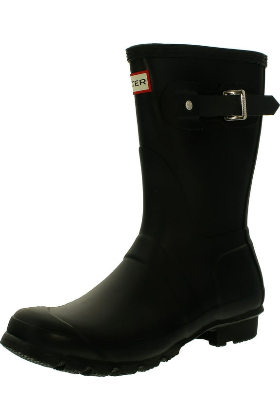 Women's Original Short Navy Mid-Calf Rubber Rain Boot - 6M