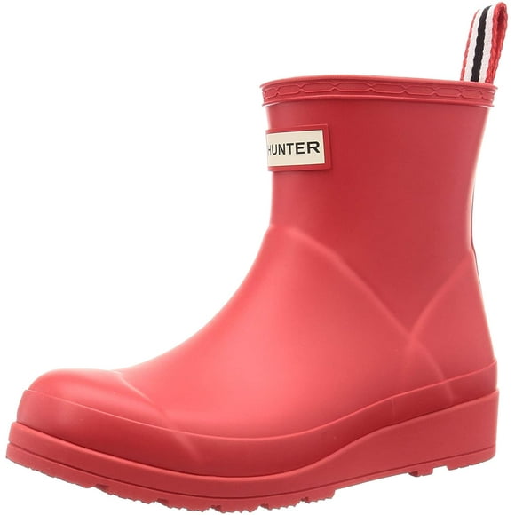 Women's Original Short Play Boots, Logo Red,8 M US