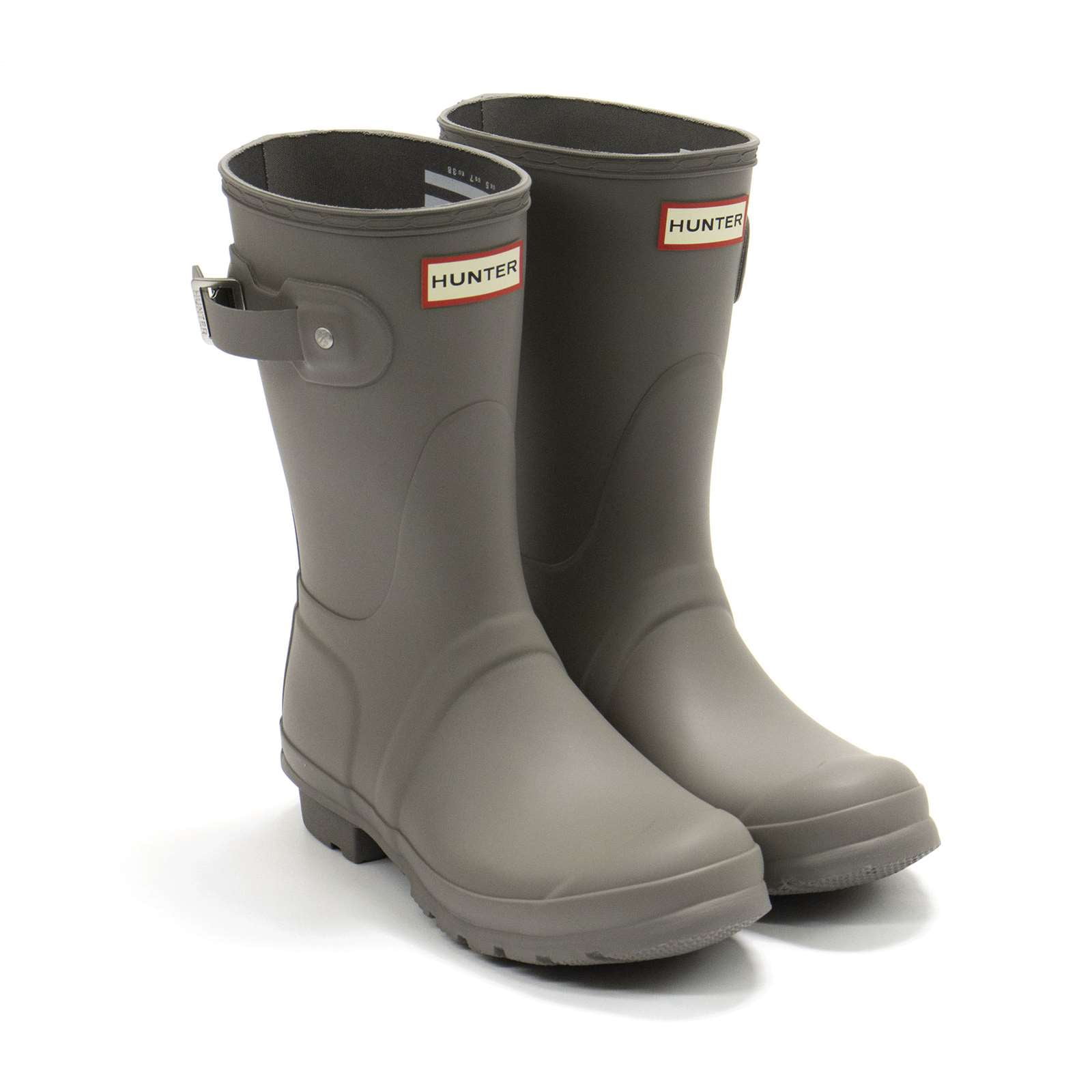 Hunter Women's Original Short Rain Boot, Grey Heron,11 M US