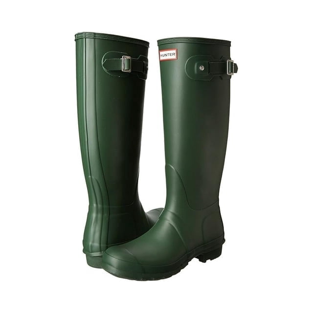 Hunter Women's Original Tall Rain Boots, Hunter Green, Matte