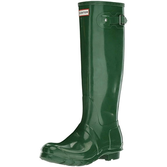 Hunter Women's Original Tall Rain Boots - Rubber - Size 7 - Hunter Green Gloss