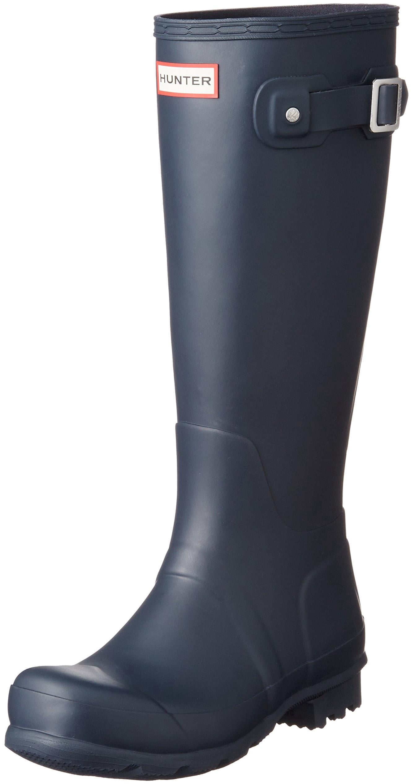 Hunter Women's Original Tall Gloss Pale Blue Knee-High Rubber Rain