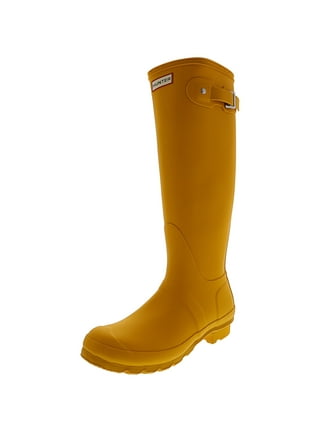 レインブーツ HUNTER WOMEN Original tall rain boots yellow WFT1000RMARYL HUNTER ORIGINAL TALL YELLOW RAIN BOOTS SIZE 5 WOMEN'S