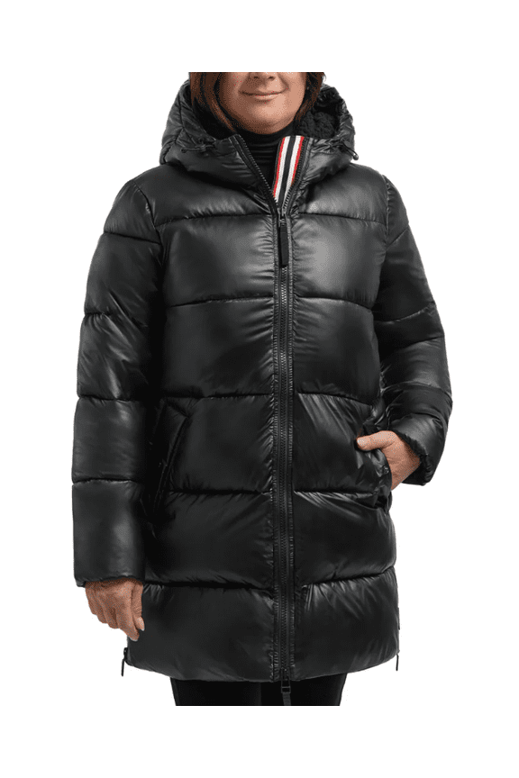 Women's Puffer Jacket Black Medium