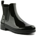 thumbnail image 1 of Hunter Women's Refined Gloss Slim Fit Chelsea Boot Black WFS2201RGL BLK, 1 of 6