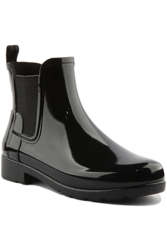 Women's Refined Gloss Slim Fit Chelsea Boot Black WFS2201RGL BLK
