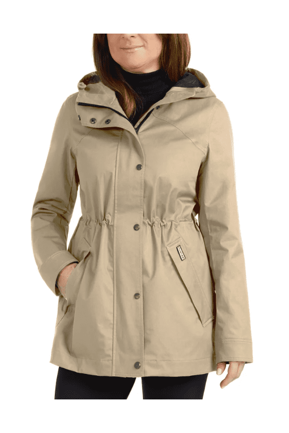 Women's Water Resistant Jacket Tan Medium