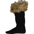 thumbnail image 1 of Hunter Womens Faux Fur Liner Boot Socks Black M, 1 of 1