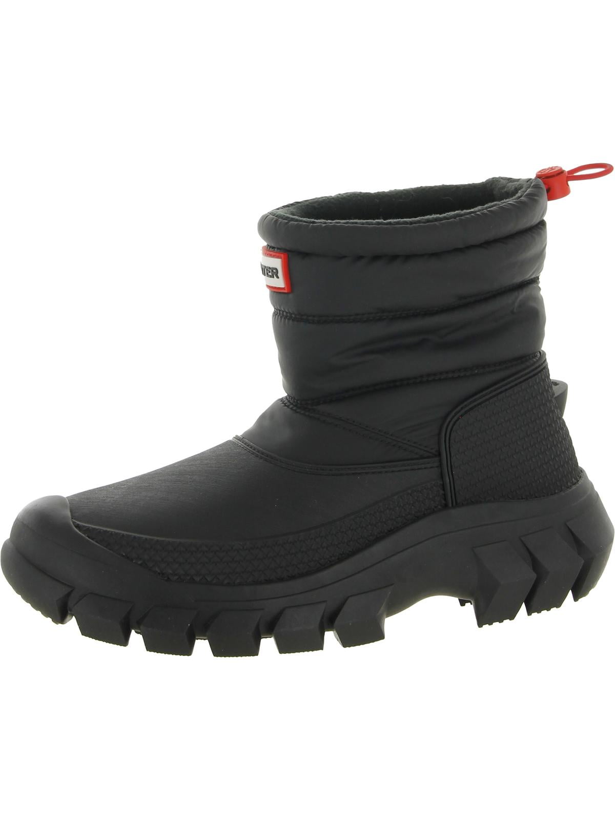 ★HUNTER★ WOMEN Intrepid Ankle Zipper Boots Black WFS5 Hunter Womens Intrepid Ankle Cold Weather Winter & Snow