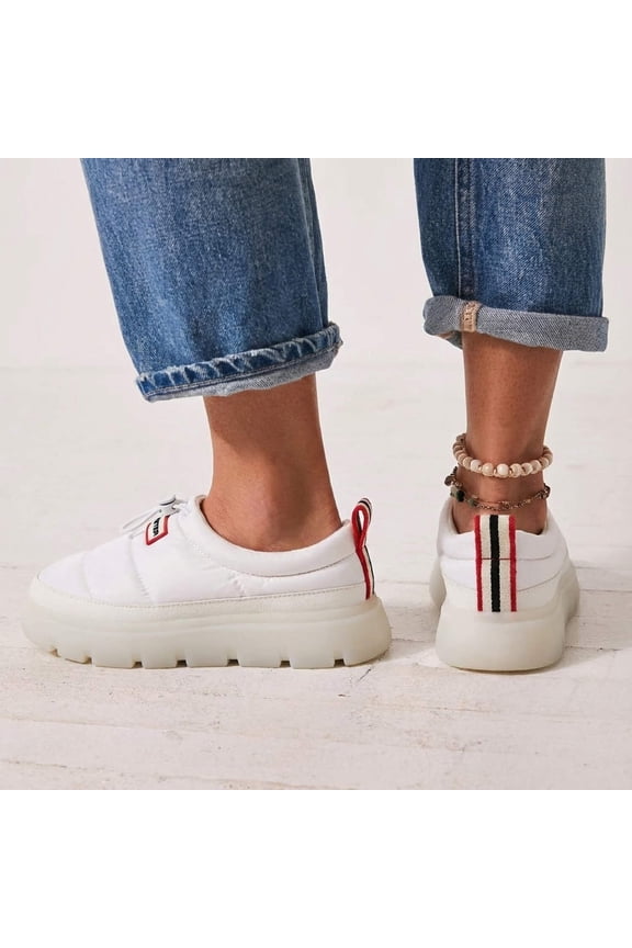 Womens Madi Insulated Water Resistant Slip-on Mules Shoes White HWMADI 140